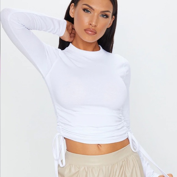 ruched side top